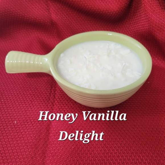 Vintage Heinz Stoneware Crock with Honey Vanilla Candle - Picture 1 of 5